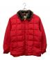 Eddie Bauer（エディーバウアー）の古着「襟ファーキルティングダウンジャケット」｜レッド