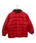 Eddie Bauer (エディーバウアー) 襟ファーキルティングダウンジャケット レッド サイズ:不明：18000円