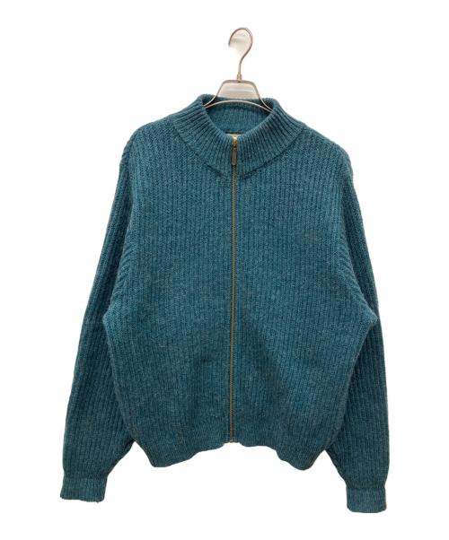 L.L.Bean（エルエルビーン）L.L.Bean (エルエルビーン) ジップアップニット グリーン サイズ:Mの古着・服飾アイテム