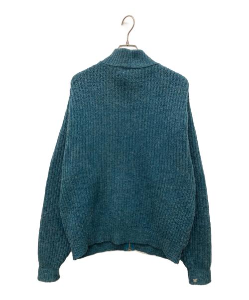 L.L.Bean（エルエルビーン）L.L.Bean (エルエルビーン) ジップアップニット グリーン サイズ:Mの古着・服飾アイテム