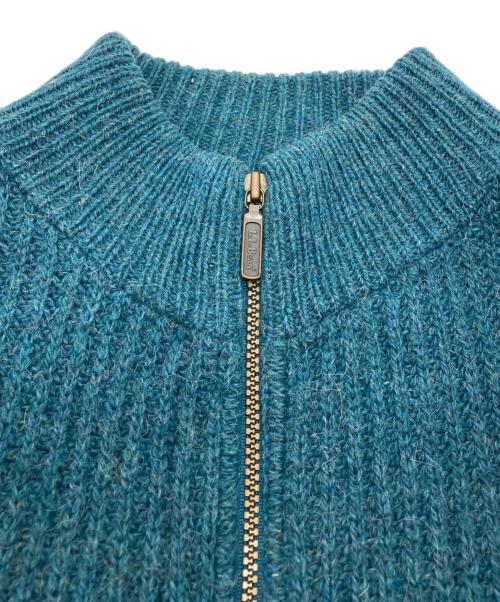 L.L.Bean（エルエルビーン）L.L.Bean (エルエルビーン) ジップアップニット グリーン サイズ:Mの古着・服飾アイテム