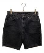 LEVI'Sリーバイス）の古着「デニムハーフパンツ」｜ブラック