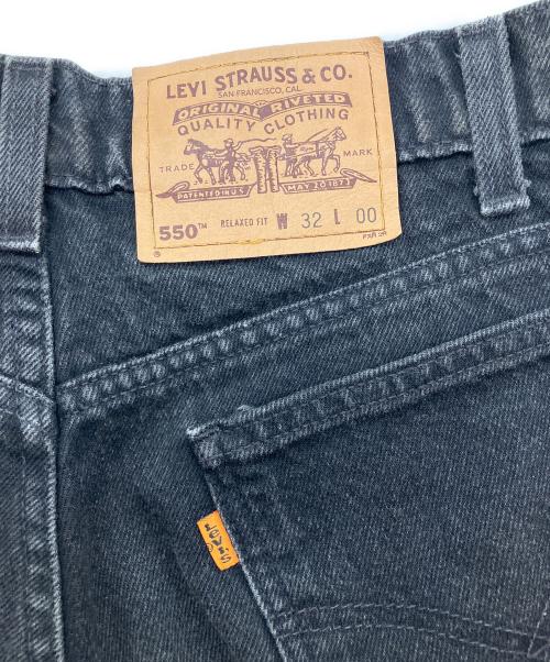 LEVI'S（リーバイス）LEVI'S (リーバイス) デニムハーフパンツ ブラック サイズ:Ｗ32の古着・服飾アイテム