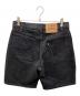 LEVI'S (リーバイス) デニムハーフパンツ ブラック サイズ:Ｗ32：5000円