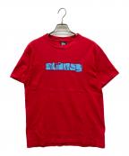stussyステューシー）の古着「プリントTシャツ」｜レッド