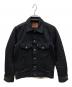 RUDE GALLERY BLACK REBEL（ルードギャラリー ブラックレーベル）の古着「デニムジャケット」｜ブラック