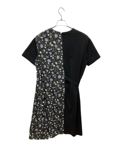 CLANE（クラネ）CLANE (クラネ) VINTAGE FLOWER DOCKING ONEPIECE ブラック サイズ:1の古着・服飾アイテム
