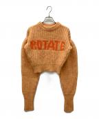 ROTATEロテート）の古着「ニット」｜オレンジ