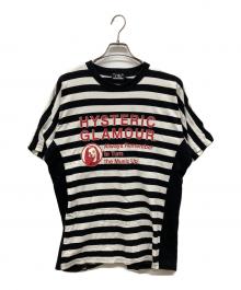 Hysteric Glamour（ヒステリックグラマー）の古着「MAKE ME SMILE Tシャツ」｜ブラック