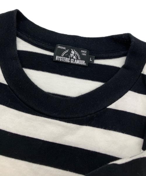 Hysteric Glamour（ヒステリックグラマー）Hysteric Glamour (ヒステリックグラマー) MAKE ME SMILE Tシャツ ブラック サイズ:Lの古着・服飾アイテム