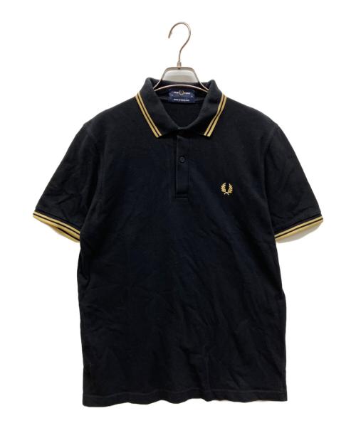 FRED PERRY（フレッドペリー）FRED PERRY (フレッドペリー) ティップラインポロシャツ ブラック サイズ:40の古着・服飾アイテム