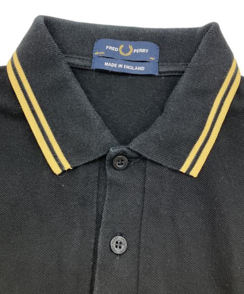 FRED PERRY（フレッドペリー）FRED PERRY (フレッドペリー) ティップラインポロシャツ ブラック サイズ:40の古着・服飾アイテム
