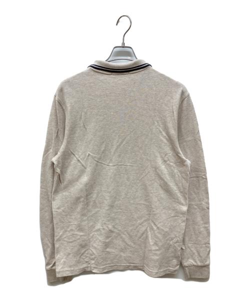 FRED PERRY（フレッドペリー）FRED PERRY (フレッドペリー) 長袖ポロシャツ ベージュ サイズ:Lの古着・服飾アイテム