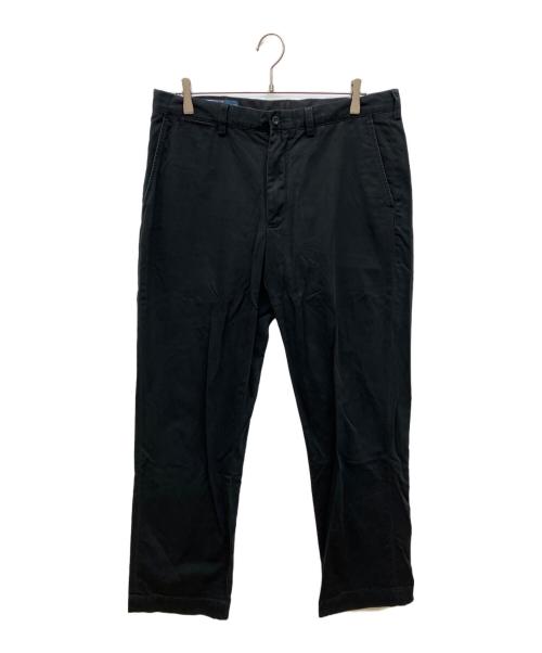 POLO RALPH LAUREN（ポロ・ラルフローレン）POLO RALPH LAUREN (ポロ・ラルフローレン) タックパンツ ブラック サイズ:Ｗ35の古着・服飾アイテム