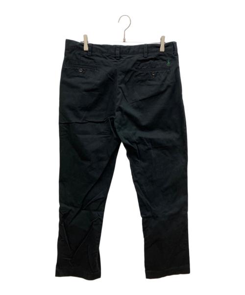 POLO RALPH LAUREN（ポロ・ラルフローレン）POLO RALPH LAUREN (ポロ・ラルフローレン) タックパンツ ブラック サイズ:Ｗ35の古着・服飾アイテム