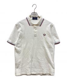 FRED PERRY（フレッドペリー）の古着「半袖ポロシャツ」｜ホワイト