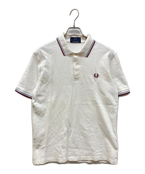 FRED PERRY（フレッドペリー）FRED PERRY (フレッドペリー) 半袖ポロシャツ ホワイト サイズ:42の古着・服飾アイテム