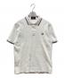 FRED PERRY（フレッドペリー）の古着「半袖ポロシャツ」｜ホワイト