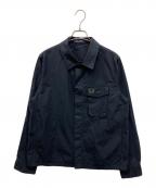 FRED PERRYフレッドペリー）の古着「ポプリンオーバーシャツ」｜ブラック