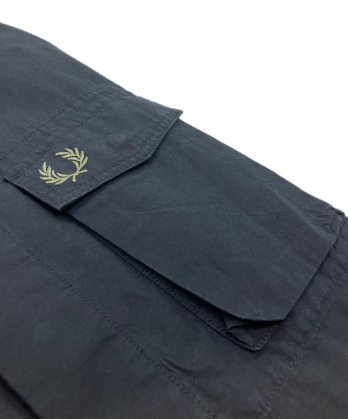 FRED PERRY（フレッドペリー）FRED PERRY (フレッドペリー) ポプリンオーバーシャツ ブラック サイズ:Mの古着・服飾アイテム