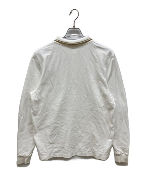 FRED PERRY（フレッドペリー）FRED PERRY (フレッドペリー) 長袖ポロシャツ ホワイト サイズ:Lの古着・服飾アイテム