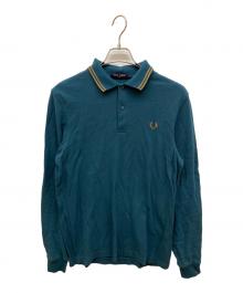 FRED PERRY（フレッドペリー）の古着「長袖ポロシャツ」｜ネイビー