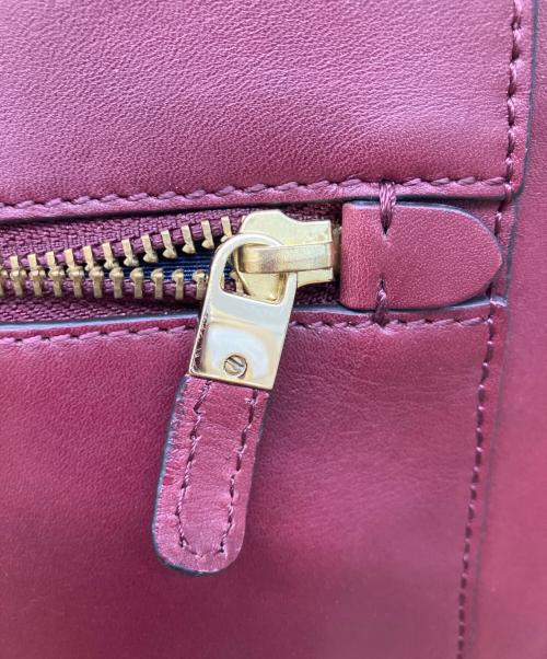 BROOKS BROTHERS（ブルックスブラザーズ）BROOKS BROTHERS (ブルックスブラザーズ) レザーハンドバッグ レッドの古着・服飾アイテム