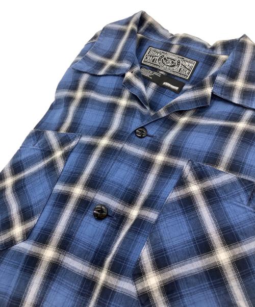 NEIGHBORHOOD（ネイバーフッド）NEIGHBORHOOD (ネイバーフッド) チェックシャツ ブルー サイズ:Mの古着・服飾アイテム