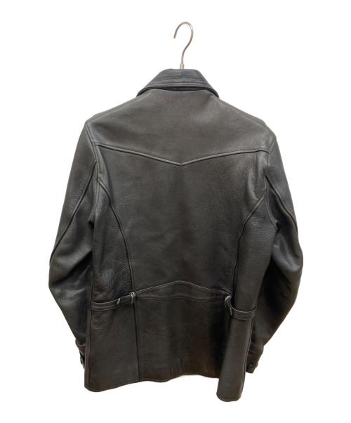 FREEDOM（フリーダム）freedom (フリーダム) ゴートレザー 30'S カーコート ブラック サイズ:Mの古着・服飾アイテム