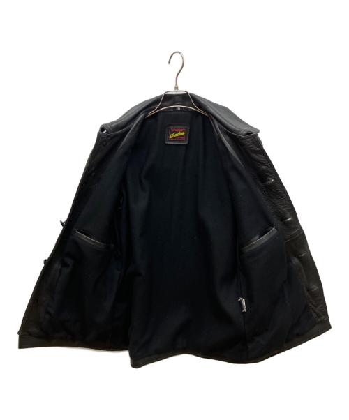 FREEDOM（フリーダム）freedom (フリーダム) ゴートレザー 30'S カーコート ブラック サイズ:Mの古着・服飾アイテム