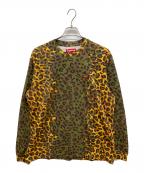 SUPREMEシュプリーム）の古着「24AW Small Box L/S Tee Cheetah」｜グリーン×イエロー