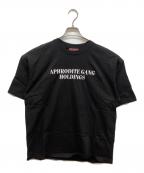 BUDSPOOLバッズプール）の古着「AGH EMBROIDERY S/S TEE」｜ブラック
