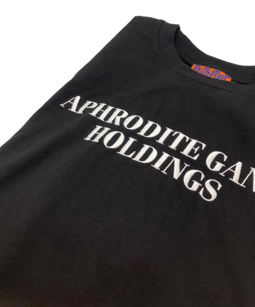 BUDSPOOL（バッズプール）BUDSPOOL (バッズプール) AGH EMBROIDERY S/S TEE ブラック サイズ:Lの古着・服飾アイテム