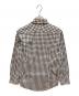 BURBERRY BLACK LABEL (バーバリーブラックレーベル) 総柄シャツ ロングスリーブシャツ ホワイト×ブラック サイズ:2：5000円