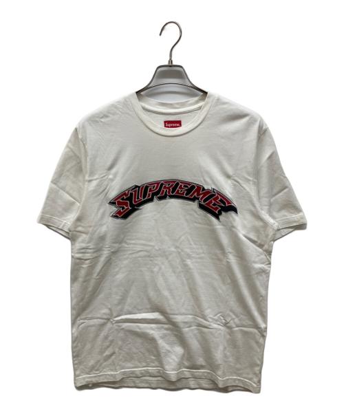 SUPREME（シュプリーム）Supreme (シュプリーム) 22SS Applique Arc S/S ホワイト×レッド サイズ:Mの古着・服飾アイテム