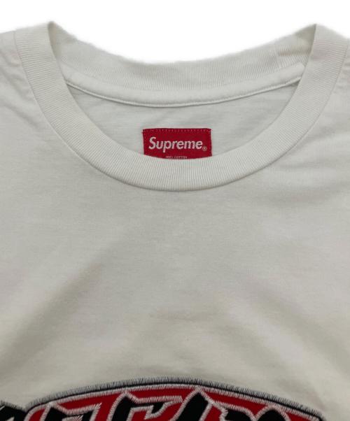 SUPREME（シュプリーム）Supreme (シュプリーム) 22SS Applique Arc S/S ホワイト×レッド サイズ:Mの古着・服飾アイテム