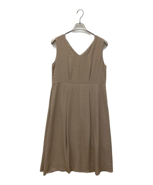 Emma Taylor（エマテイラー）Emma Taylor (エマテイラー) ring dot flare dress ベージュ サイズ:38 未使用品の古着・服飾アイテム