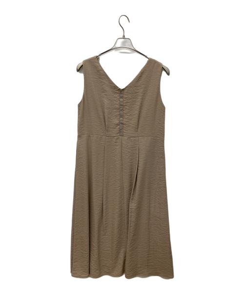Emma Taylor（エマテイラー）Emma Taylor (エマテイラー) ring dot flare dress ベージュ サイズ:38 未使用品の古着・服飾アイテム