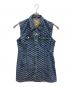 MICHAEL KORS（マイケル・コース）の古着「Logo Jacquard Stretch Denim Sleeveless Shirtdress」｜インディゴ