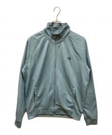 FRED PERRY（フレッドペリー）の古着「CONTRAST TAPE TRACK JACKET」｜ブルー