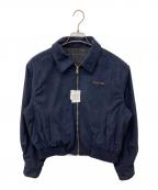 zoodleズードル）の古着「Reversible Suede Blouson」｜ネイビー
