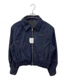 zoodle（ズードル）の古着「Reversible Suede Blouson」｜ネイビー