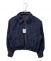 zoodle（ズードル）の古着「Reversible Suede Blouson」｜ネイビー