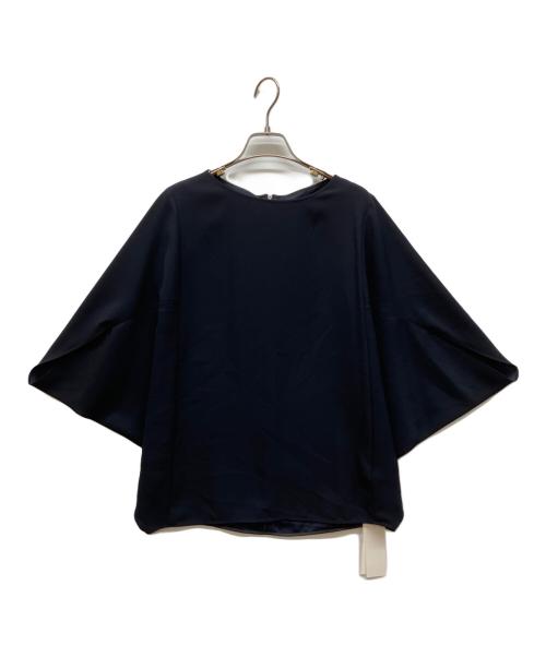 icB（アイシービー）icB (アイシービー) ドルマンスリーブブラウス ネイビー サイズ:4 未使用品の古着・服飾アイテム