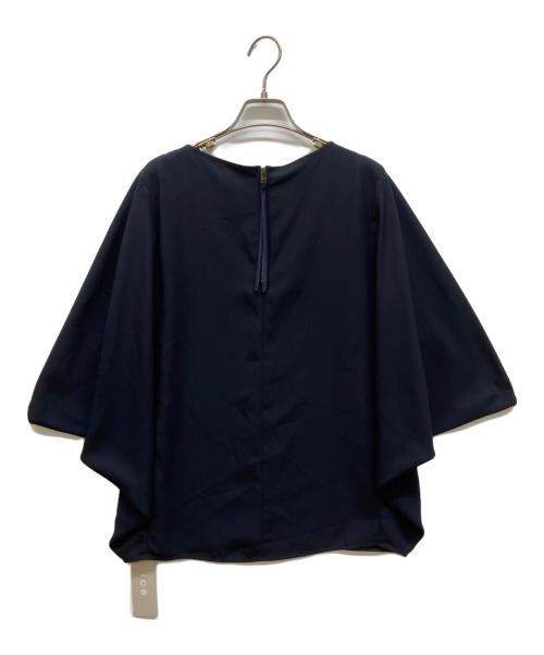 icB（アイシービー）icB (アイシービー) ドルマンスリーブブラウス ネイビー サイズ:4 未使用品の古着・服飾アイテム
