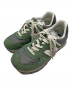 NEW BALANCEニューバランス）の古着「ローカットスニーカー」｜グリーン