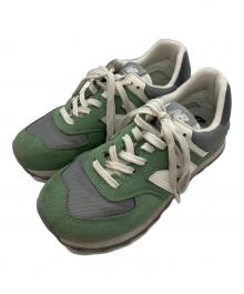 NEW BALANCE（ニューバランス）の古着「ローカットスニーカー」｜グリーン