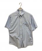 346 BROOKS BROTHERS346 ブルックスブラザーズ）の古着「S/Sストライプシャツ」｜ブルー