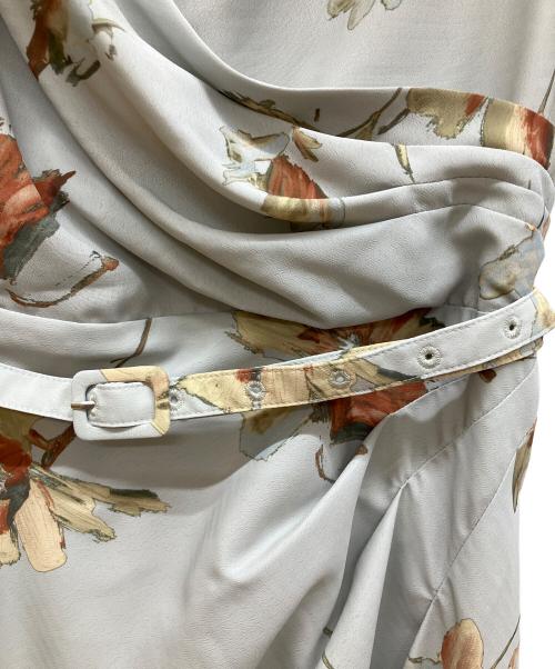 Snidel（スナイデル）Snidel (スナイデル) ペイントプリントフラワーワンピース グリーン サイズ:2 未使用品の古着・服飾アイテム