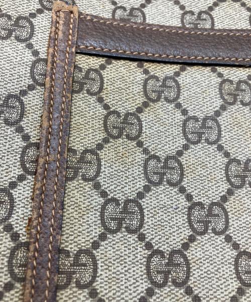 GUCCI（グッチ）GUCCI (グッチ) PVCシェリーライントートバッグ ベージュの古着・服飾アイテム